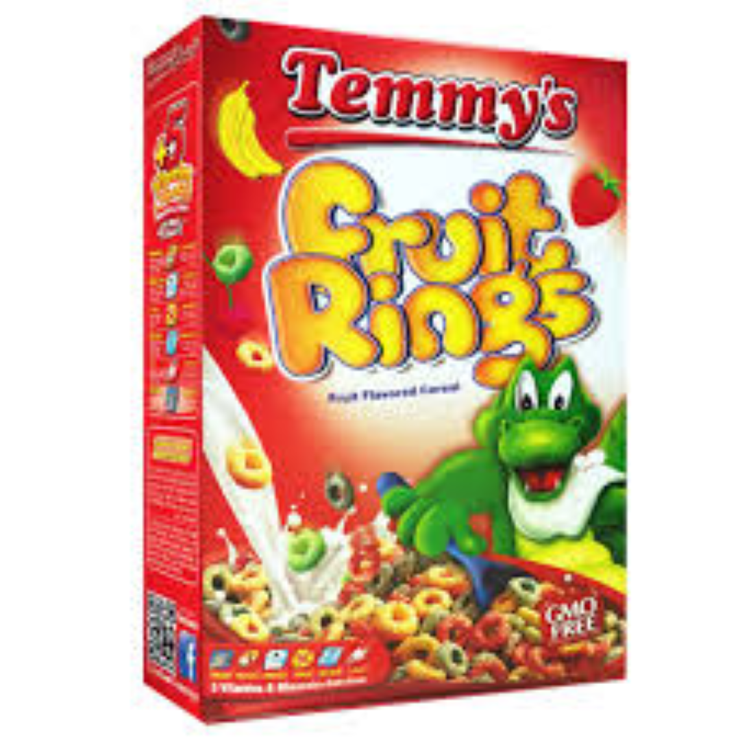 TEMMY'S FRUIT RINGS 250GM